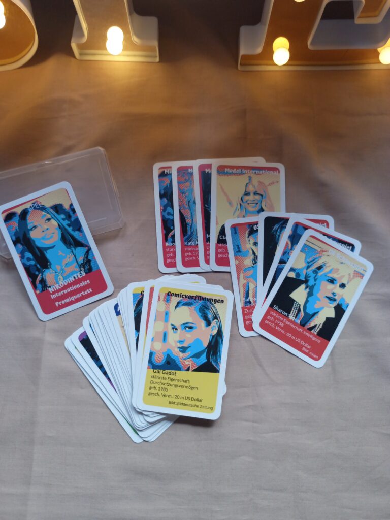 Foto vom Prototyp des Promiquartetts